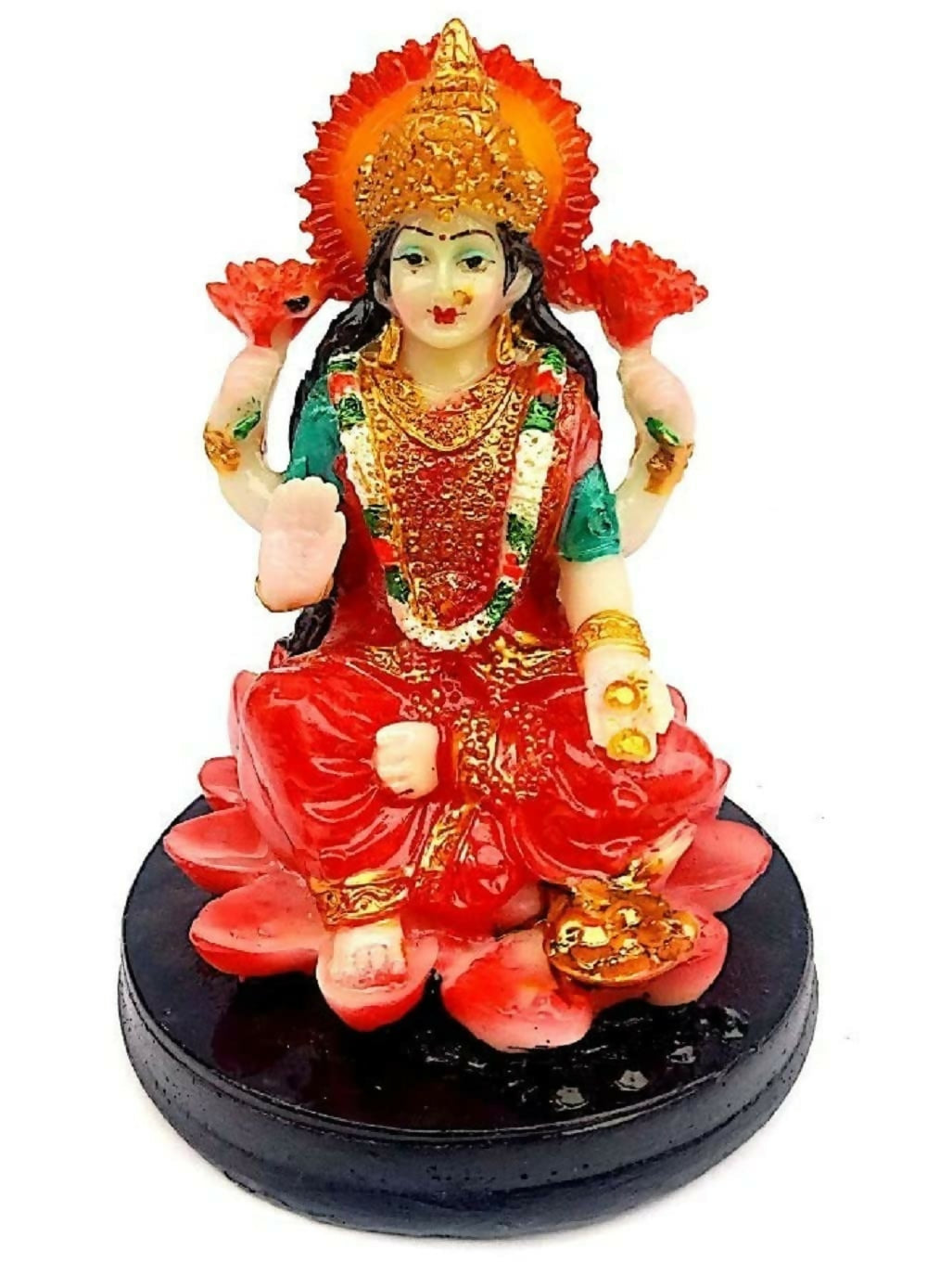 BS Handicrafts Stone Lakshmi Devi Idol | Grocsy
