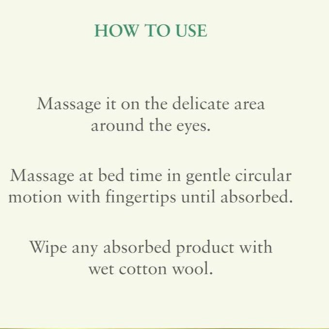 Just Herbs I'brite Almond & Green Tea Nourishing Under Eye Cream | Grocsy
