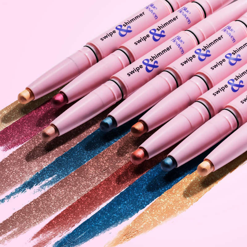 Blue Heaven Swipe & Shimmer Extreme Hold Eyeshadow Stick - Plum Berry Paint | Grocsy