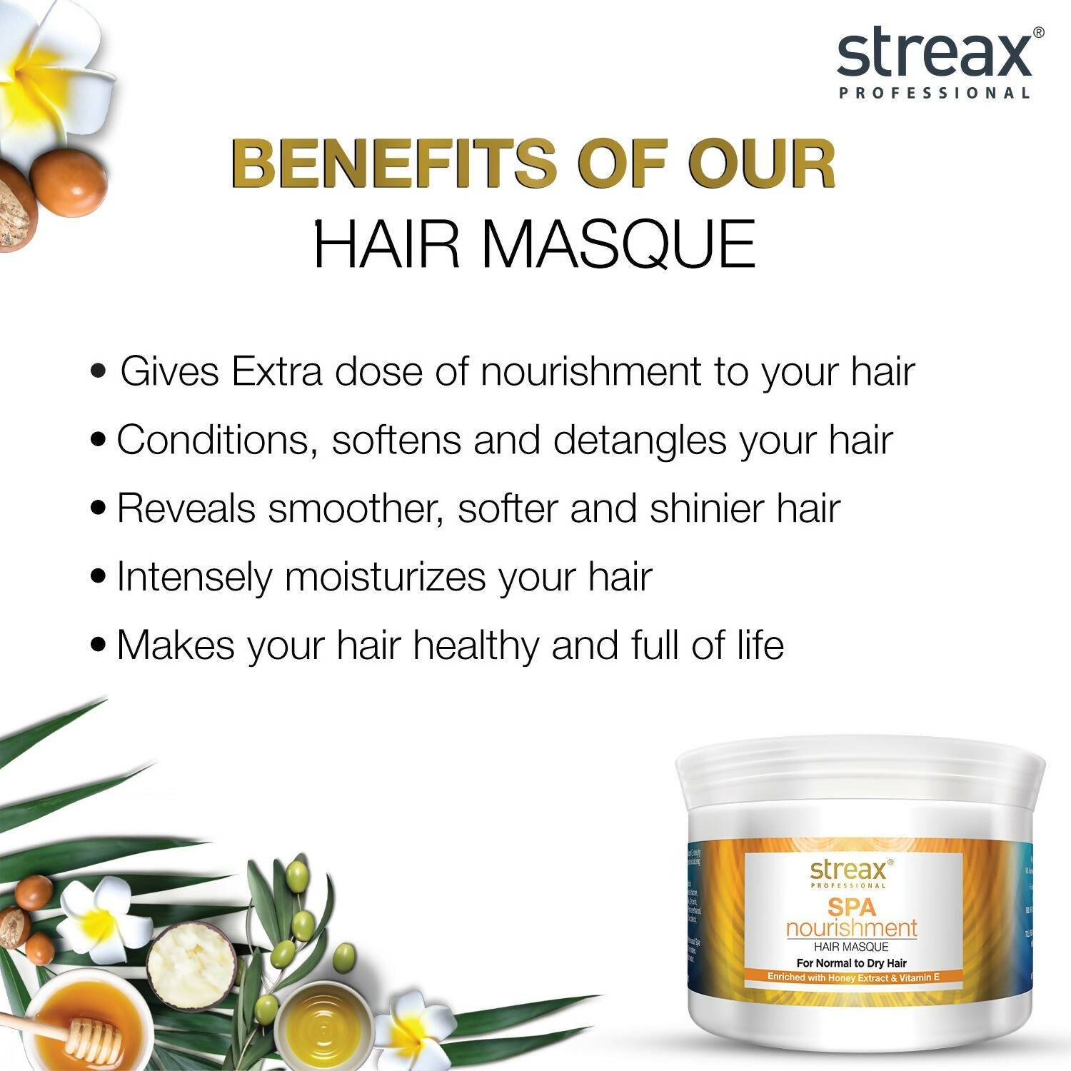 Streax Professional Spa Nourishment Hair Mask | Grocsy