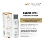 Bio Resurge Life Padmakesh Herbal Hair Wash - Hair Cleanser And Conditioner | Grocsy