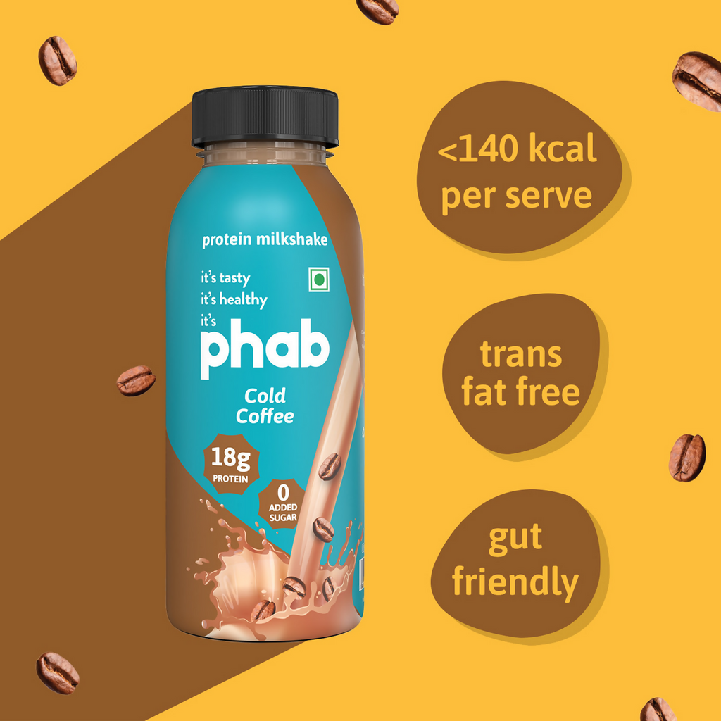 Phab Protein Milkshake With protein Cold Coffee Protein Shake | Grocsy