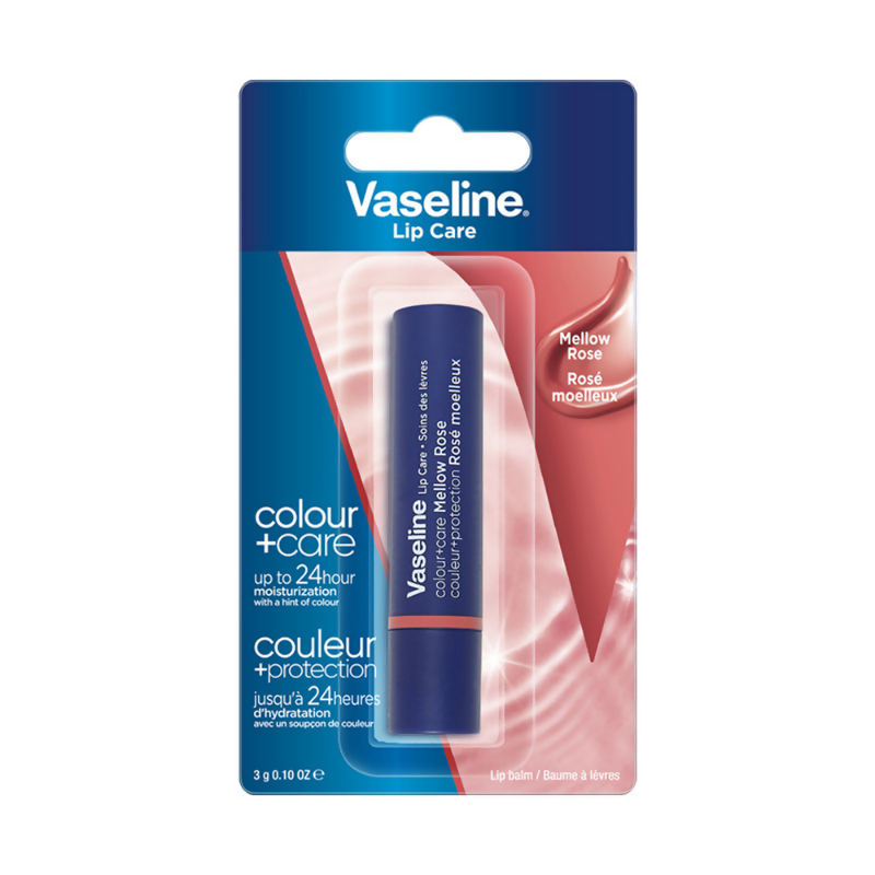 Vaseline Lip Care Colour + Care Tinted Lip Balm Stick - Mellow Rose | Grocsy
