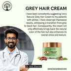 Ivory Natural Cream For Greys Restore Natural Hair Color | Grocsy