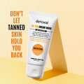 Detoxie Bright Summer Combo - SPF50 Sunscreen Gel & Detan Cream Mask | Grocsy