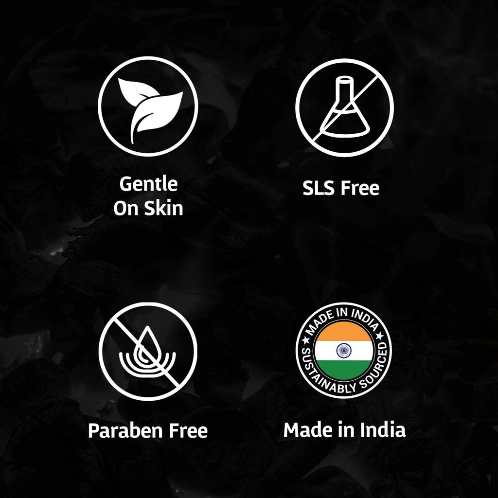 Bombay Shaving Company Charcoal Face Wash for Men Anti Pollution, Oil Control and Brightening | Grocsy