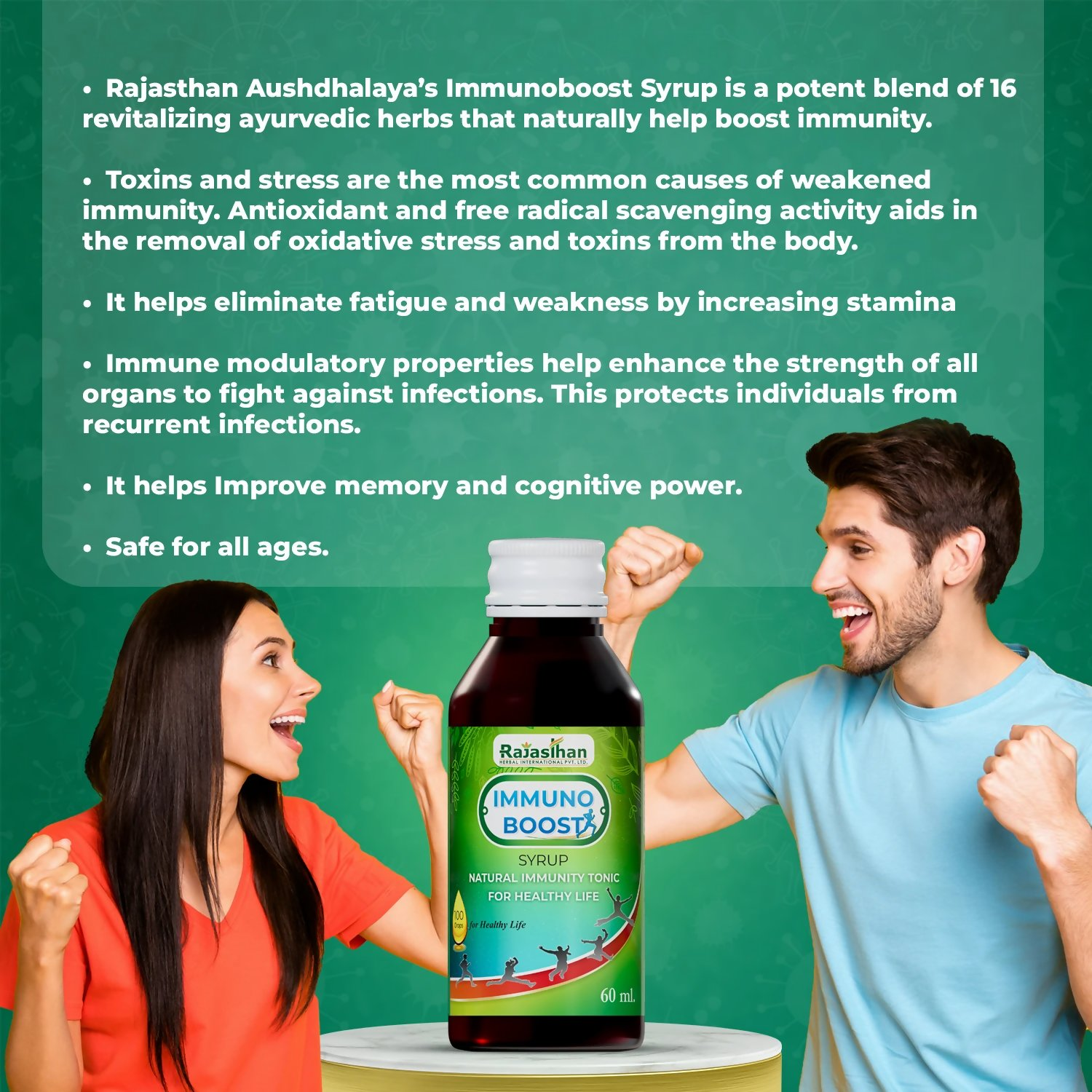 Rajasthan Herbals Immuno Boost Syrup | Grocsy