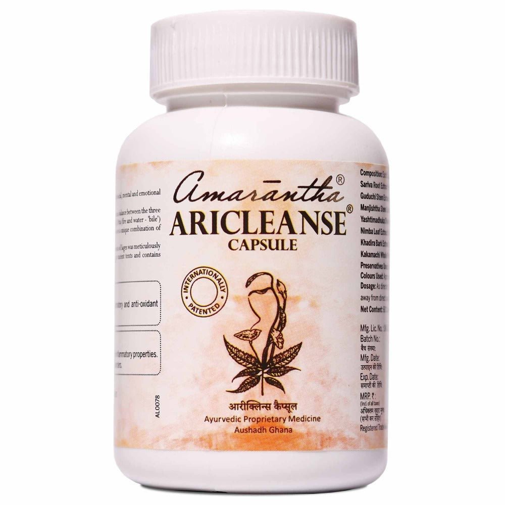 Amarantha Ayurvedic Aricleanse Capsules | Grocsy