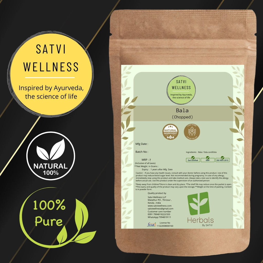 Satvi Wellness Dry Bala / Kurunthoti Chopped | Grocsy