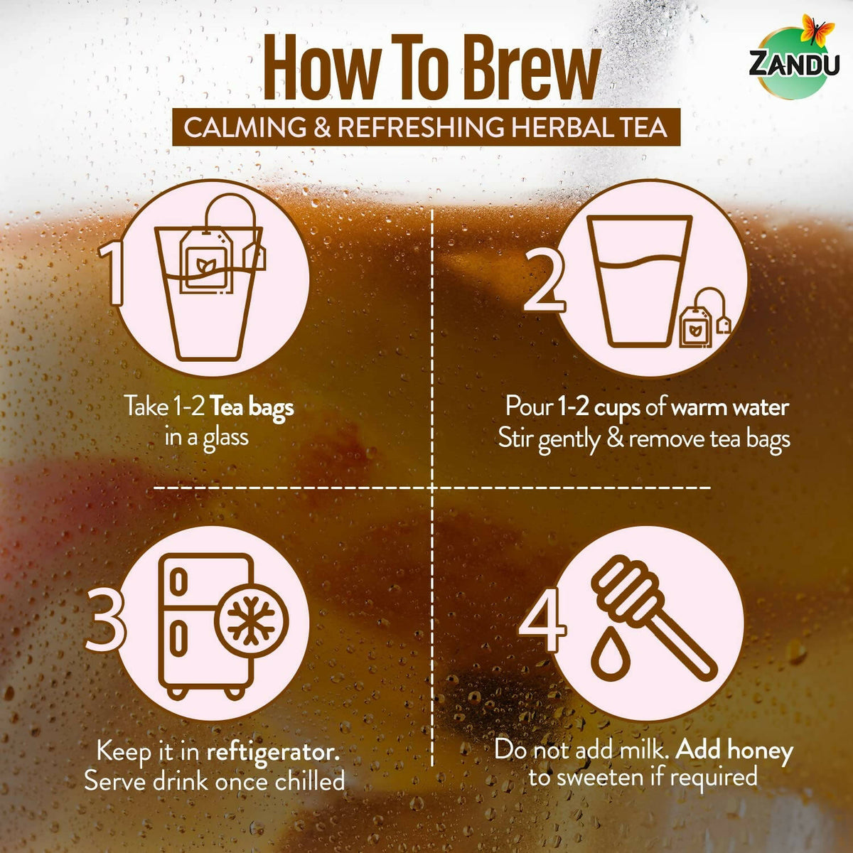 Zandu Calming & Refreshing Herbal Infusion | Grocsy