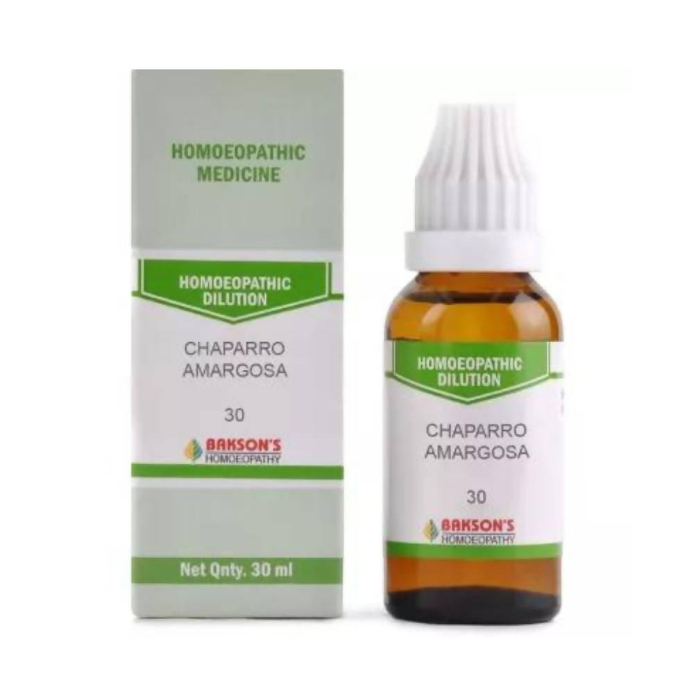 Bakson's Homeopathy Chaparro Amargosa Dilution | Grocsy