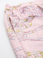 Ahalyaa Women's Traditional Wear Co-ords - Pink | Grocsy