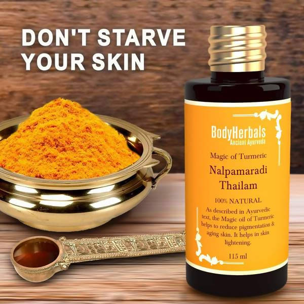Bodyherbals Nalpamaradi Thailam Body Oil | Grocsy