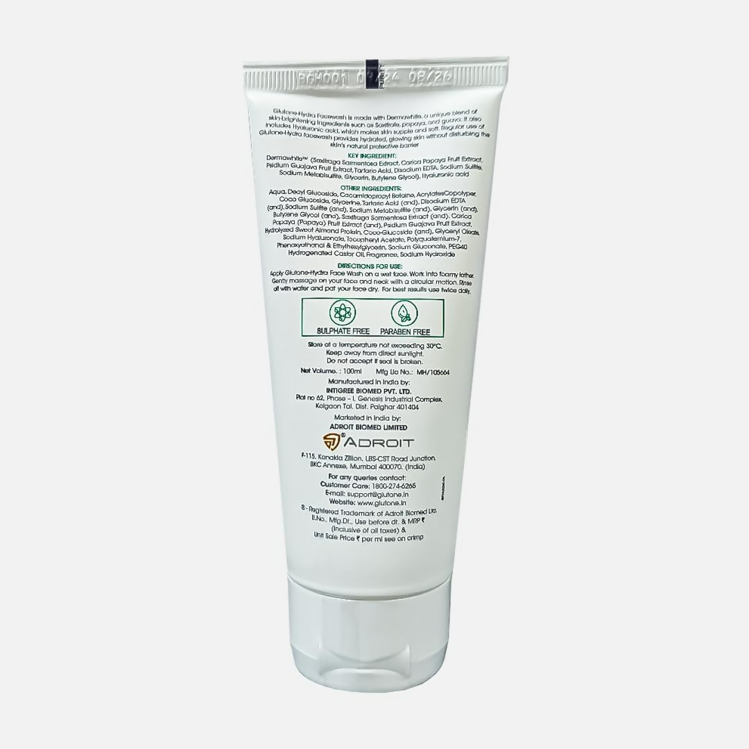 Glutone-Hydra Face Wash | Grocsy