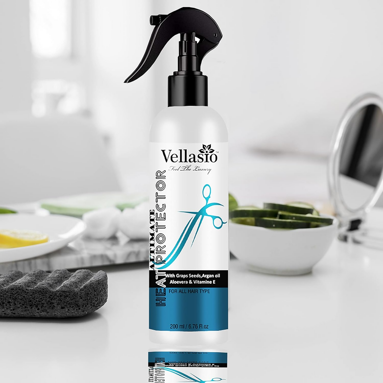 Vellasio Heat Protetion Spray For Hair | Grocsy