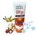 Prisa Organics Brightening Sun Screen SPF 50 PA+++ Invisible Feel Gel Cream | Grocsy