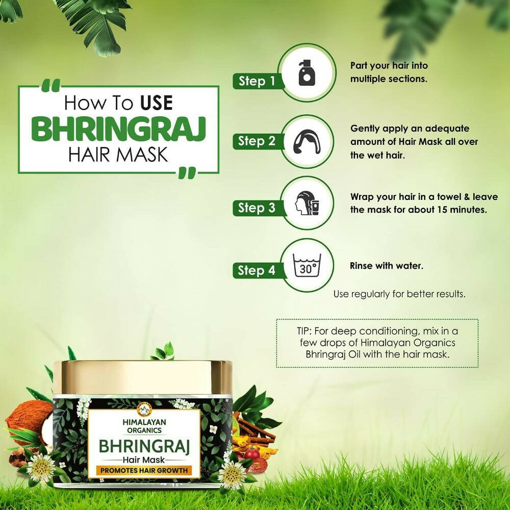 Himalayan Organics Bhringraj Hair Mask | Grocsy