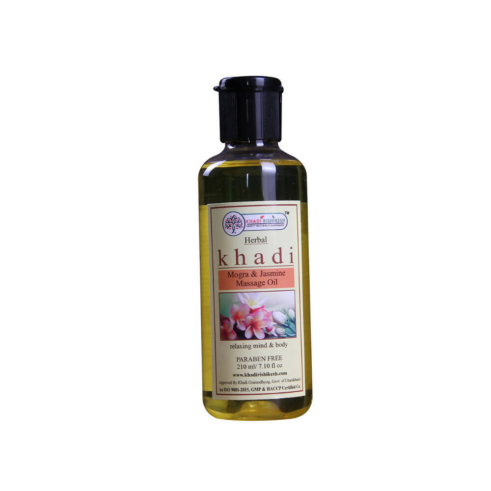 Khadi Rishikesh Herbal Mogra & Jasmine Massage Oil | Grocsy
