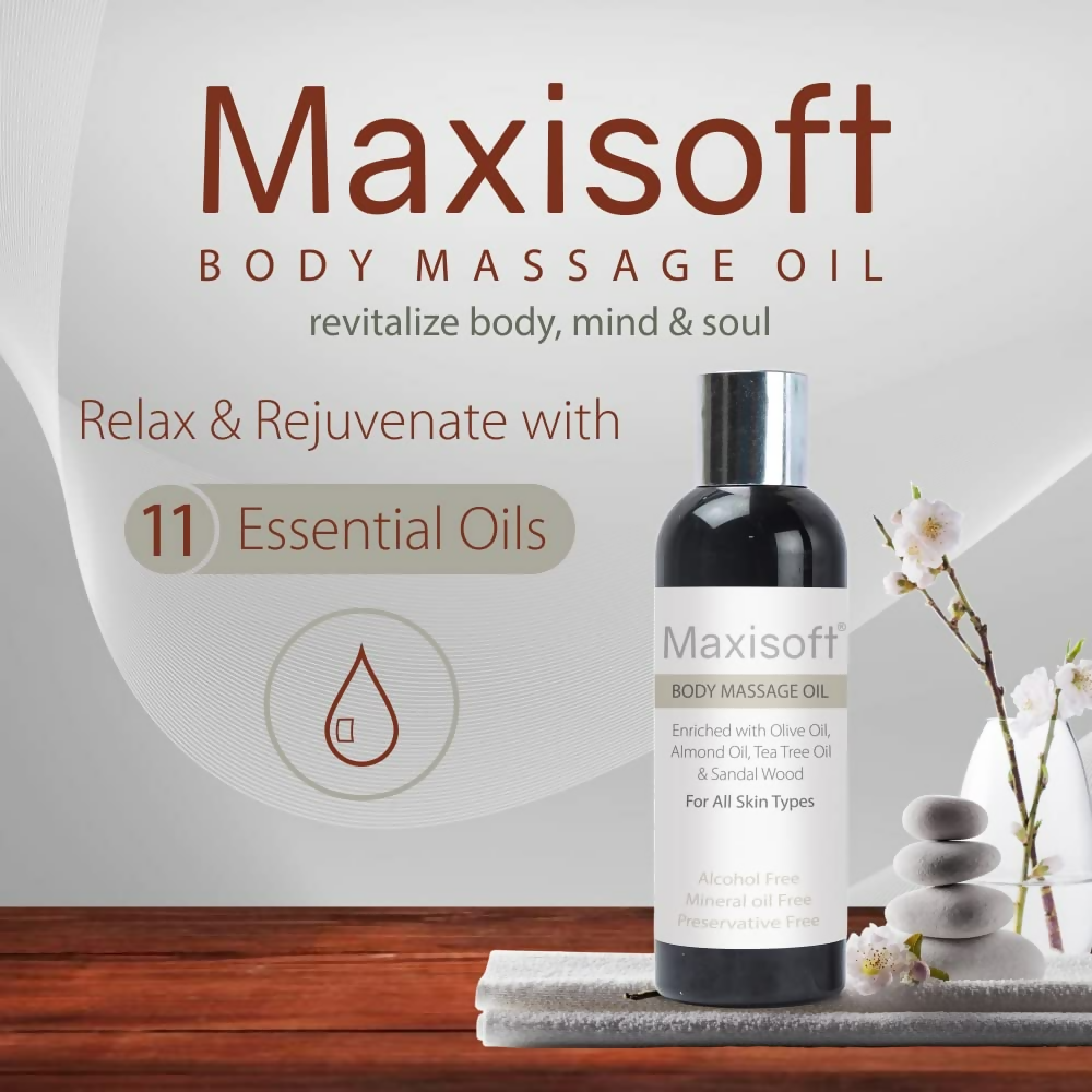 Maxisoft Body Massage Oil | Grocsy