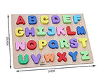 Webby Wooden Capital Alphabets Letters Learning Educational Puzzle Toy for Kids | Grocsy