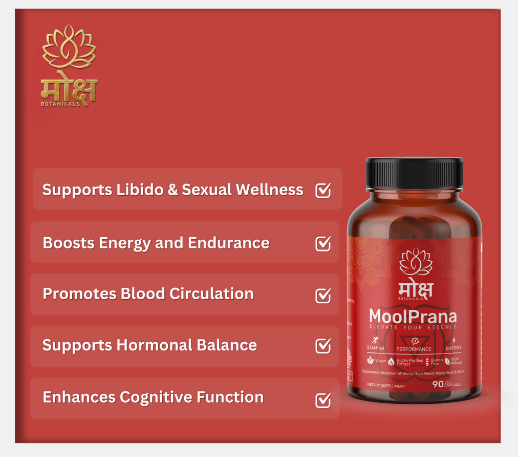 Moksha Botanicals Moolprana Capsules | Grocsy