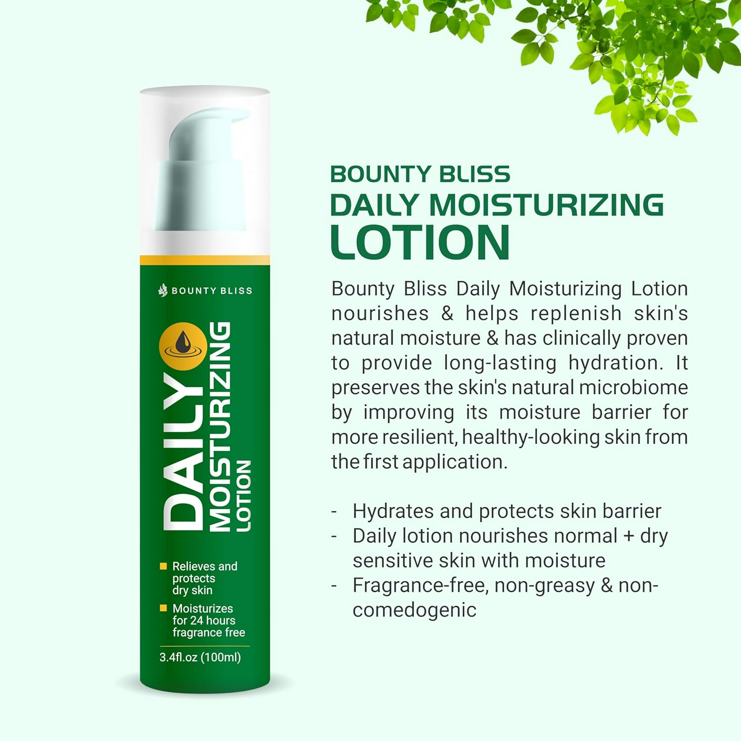 Bounty Bliss Daily Moisturizing Lotion | Grocsy