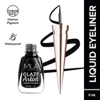 Mila Beaute Glaze Artist Waterproof & Smudge Proof Eyeliner - Infinite Black | Grocsy