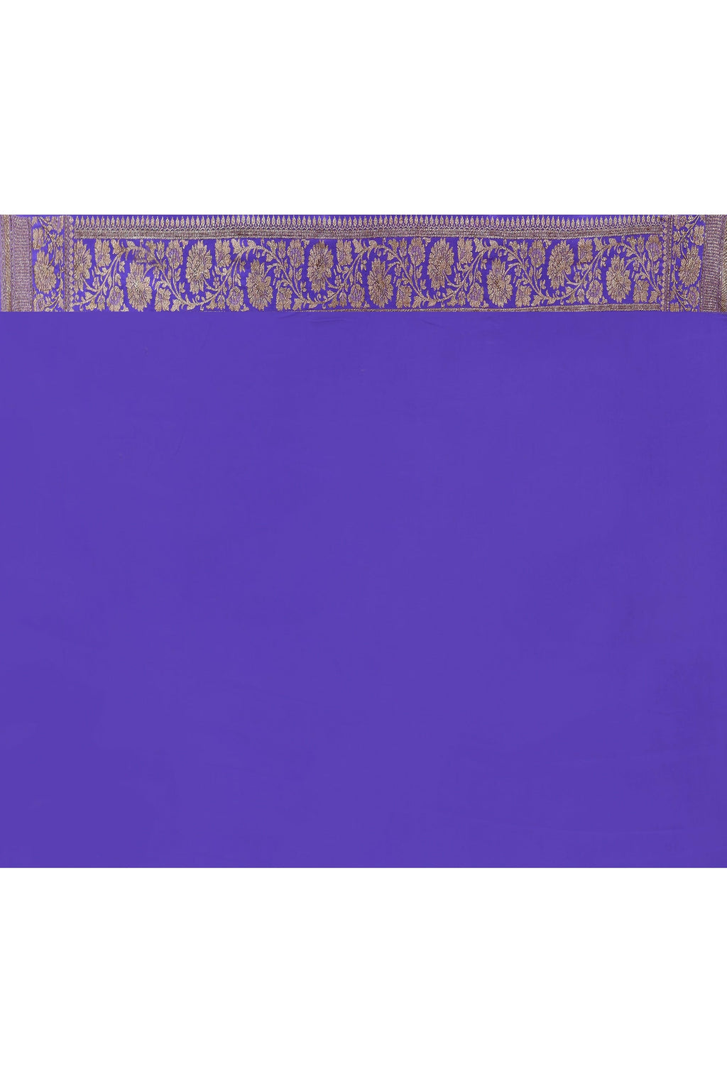 Joban Fashion Lavender Crepe Chiffon Pure Handloom Banarasi Silk Saree | Grocsy