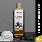 WOW Skin Science Charcoal & Ceramide Body Wash For Clears Skin Impurities, Removes Dirt & Dead Skin | Grocsy
