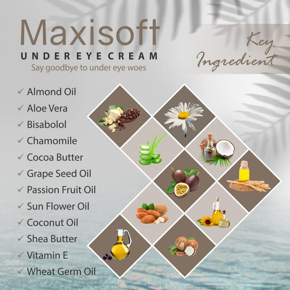 Maxisoft Under Eye Cream For Dark Circles | Grocsy