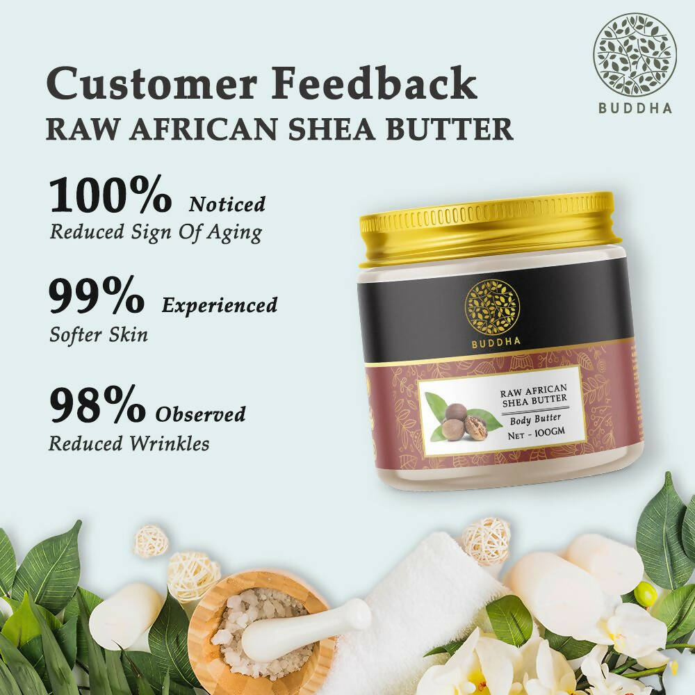 Buddha Natural African Shea Butter Unrefined 100% Pure Raw | Grocsy