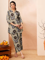 Janasya Multi Straight Cotton Co-Ords | Grocsy