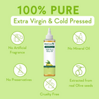 WishCare100% Pure Premium Cold Pressed Olive Oil For Hair & Skin | Grocsy
