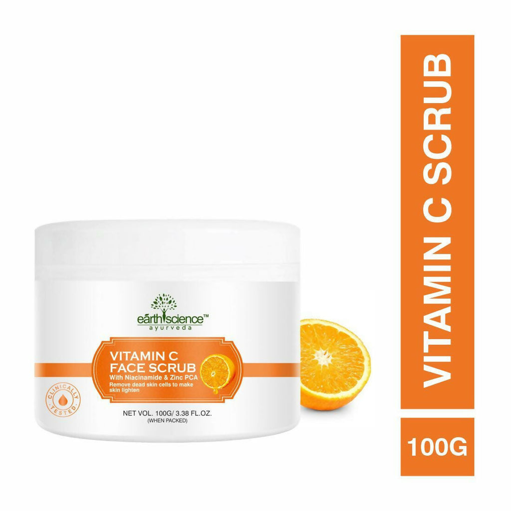 Earth Science Ayurveda Vitamin C Face Scrub | Grocsy