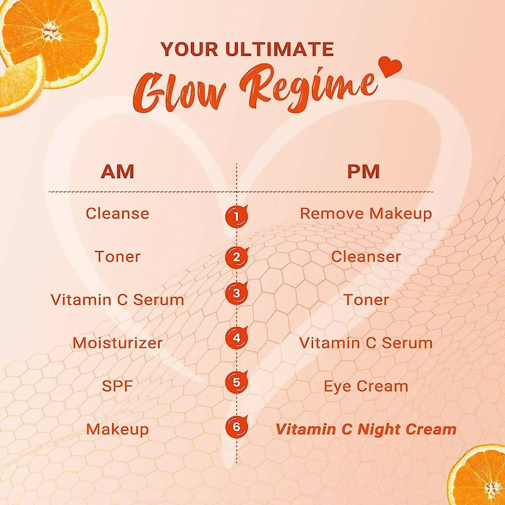 NutriGlow Advanced Organics Vitamin C Skin lightening Day Cream | Grocsy