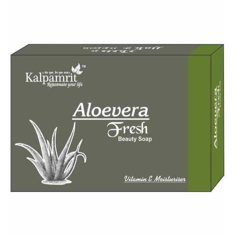 Kalpamrit Ayurveda Aloevera Soap | Grocsy
