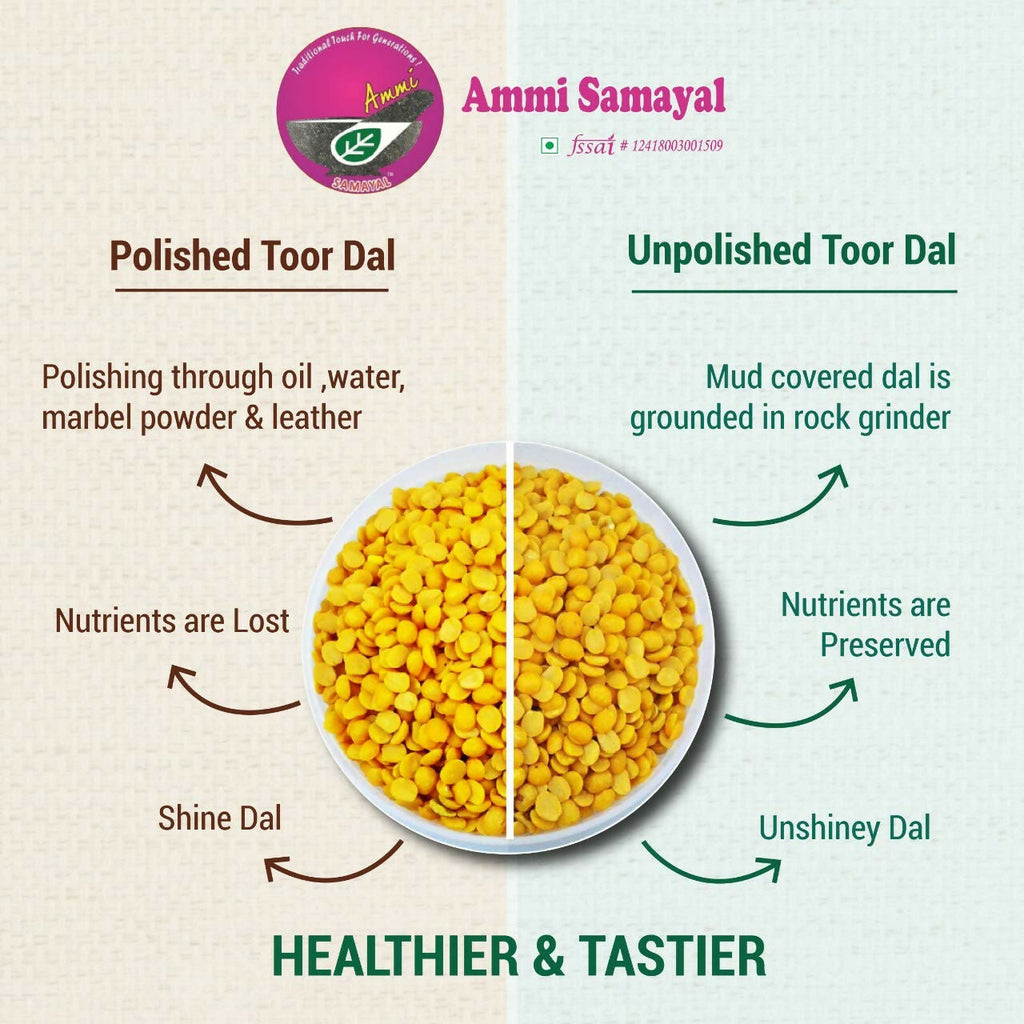 Ammi Samayal Sand Ground Toor Dal | Grocsy
