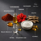 Milky Moon Red Sandalwood & Hibiscus Face Cream For Anti-Aging & Wrinkles | Grocsy