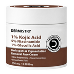 Dermistry 1% Kojic Acid 5% Niacinamide Glowing Skin Face Cream | Grocsy