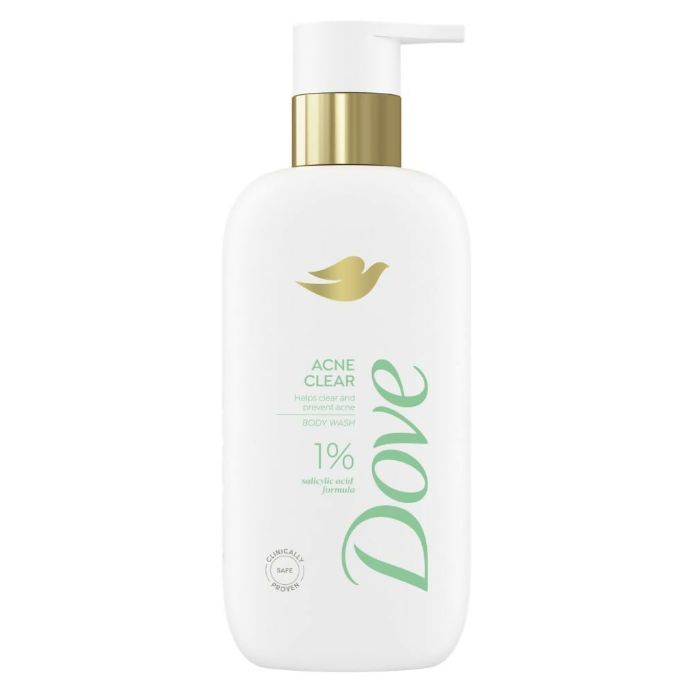 Dove Acne Clear Serum Body Wash with 1% Clearing Serum + Salicylic Acid | Grocsy