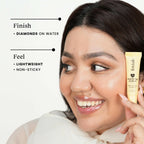 Foxtale Brightening SPF 30 Lip Balm - Clear Glaze (Vanilla), Brightens Lips, Reduces Pigmentation | Grocsy