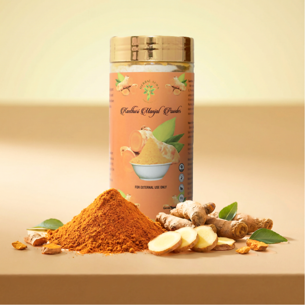 Herbal Aura Kasthuri Manjal Powder | Grocsy