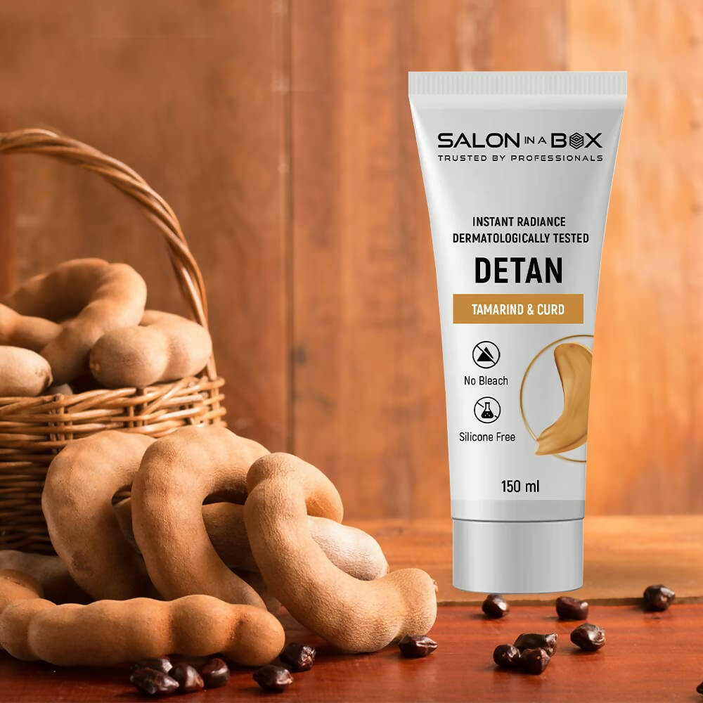 Salon in a Box De-Tan with Tamarind and Curd Face Pack | Grocsy
