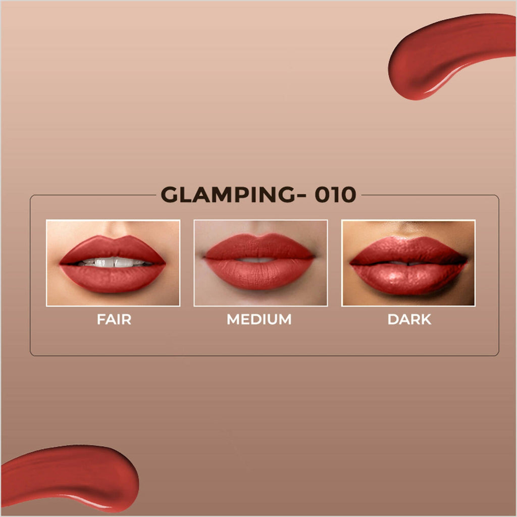 Colorbar Powerkiss Vegan Matte Lipcolor- Glamping | Grocsy