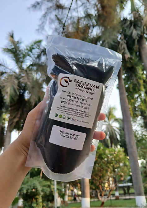 Satjeevan Organic Kalonji Nigella Seeds | Grocsy