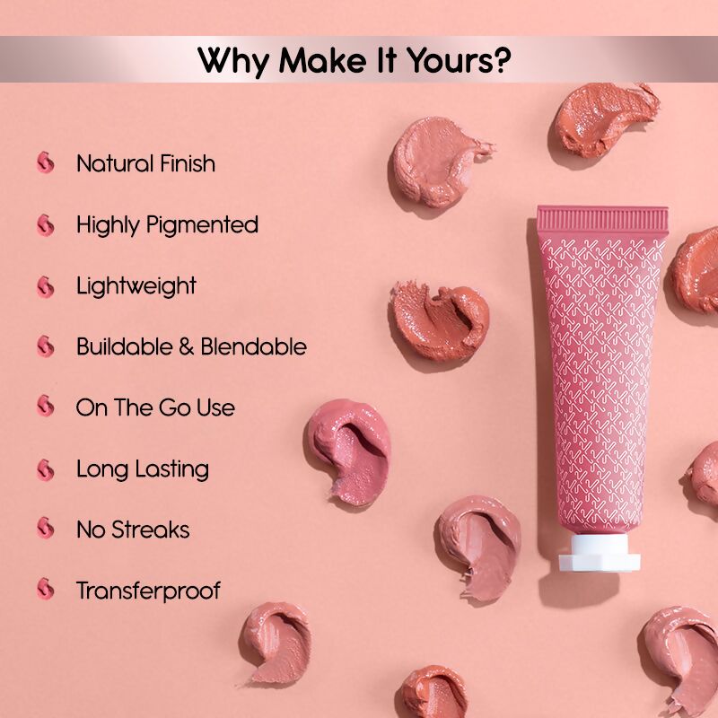 Kay Beauty By Katrina Kaif Creme Blush - Sweetheart Pink | Grocsy