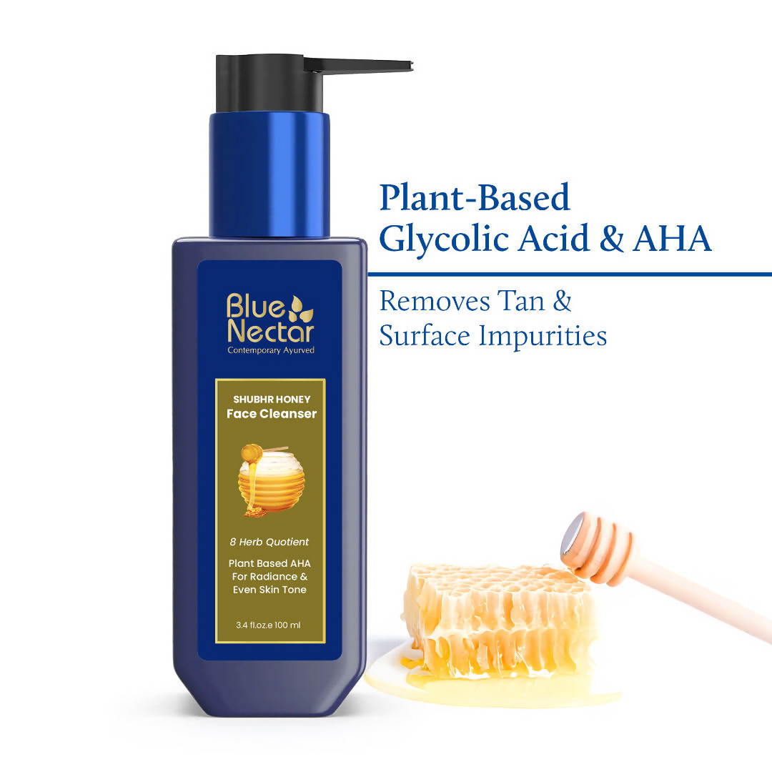 Blue Nectar Ayurvedic Honey and Aloevera Face Wash | Grocsy