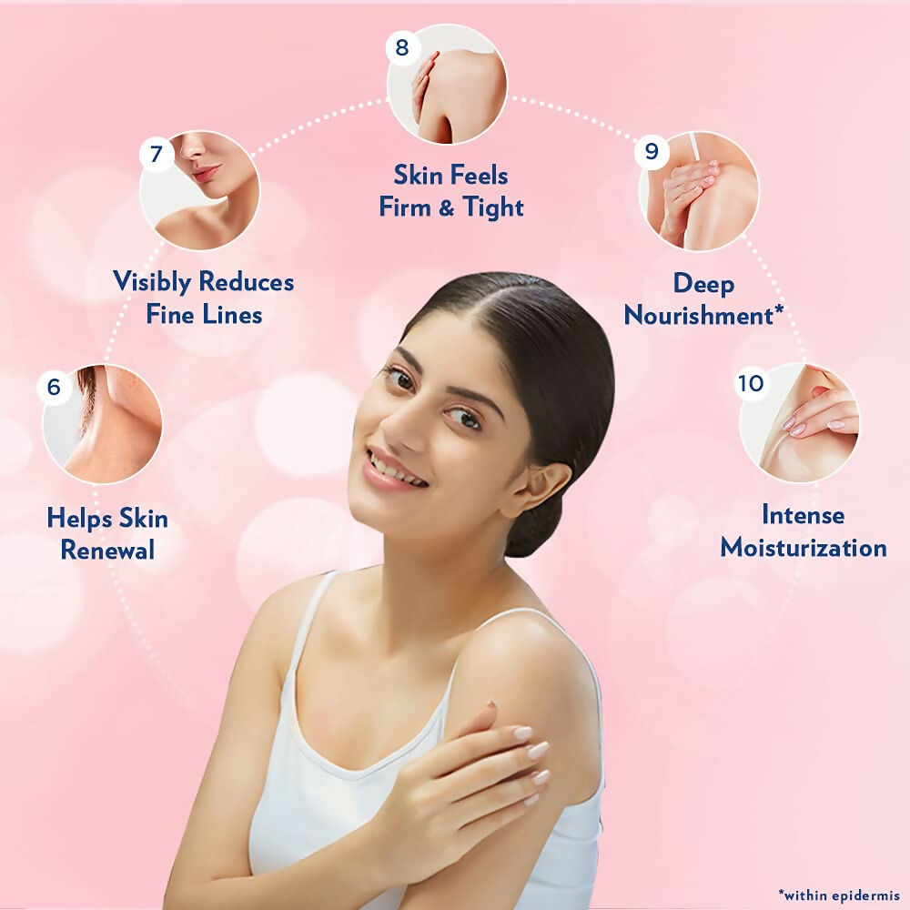 Vaseline Healthy Bright Complete 10 Anti Ageing Body Lotion, 10 in 1 Body Lotion With Vitamin B3, AHA, Pro-Retinol | Grocsy