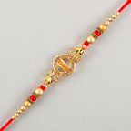Elegant Meenakari Rakhi And Cashew Jar | Grocsy