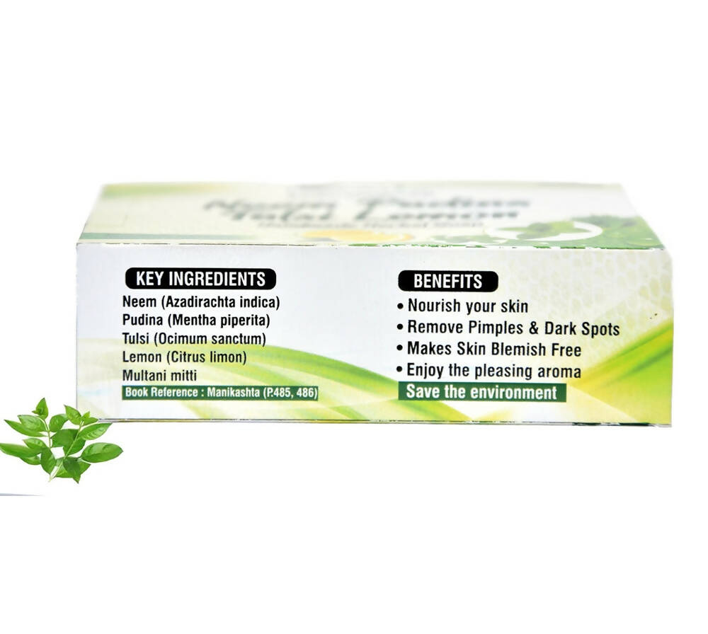 Payal's Herbal Neem Pudina Tulsi Lemon Soap | Grocsy